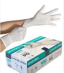 Imagem do produto Luva Inoven Látex C/Pó C/100 - P