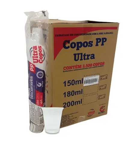 Imagem do produto Copo 150ml Pp Ultra 25X100