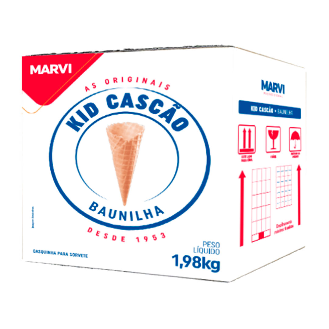 Imagem do produto Casquinha Kid Cascao Marvi - Baunilha