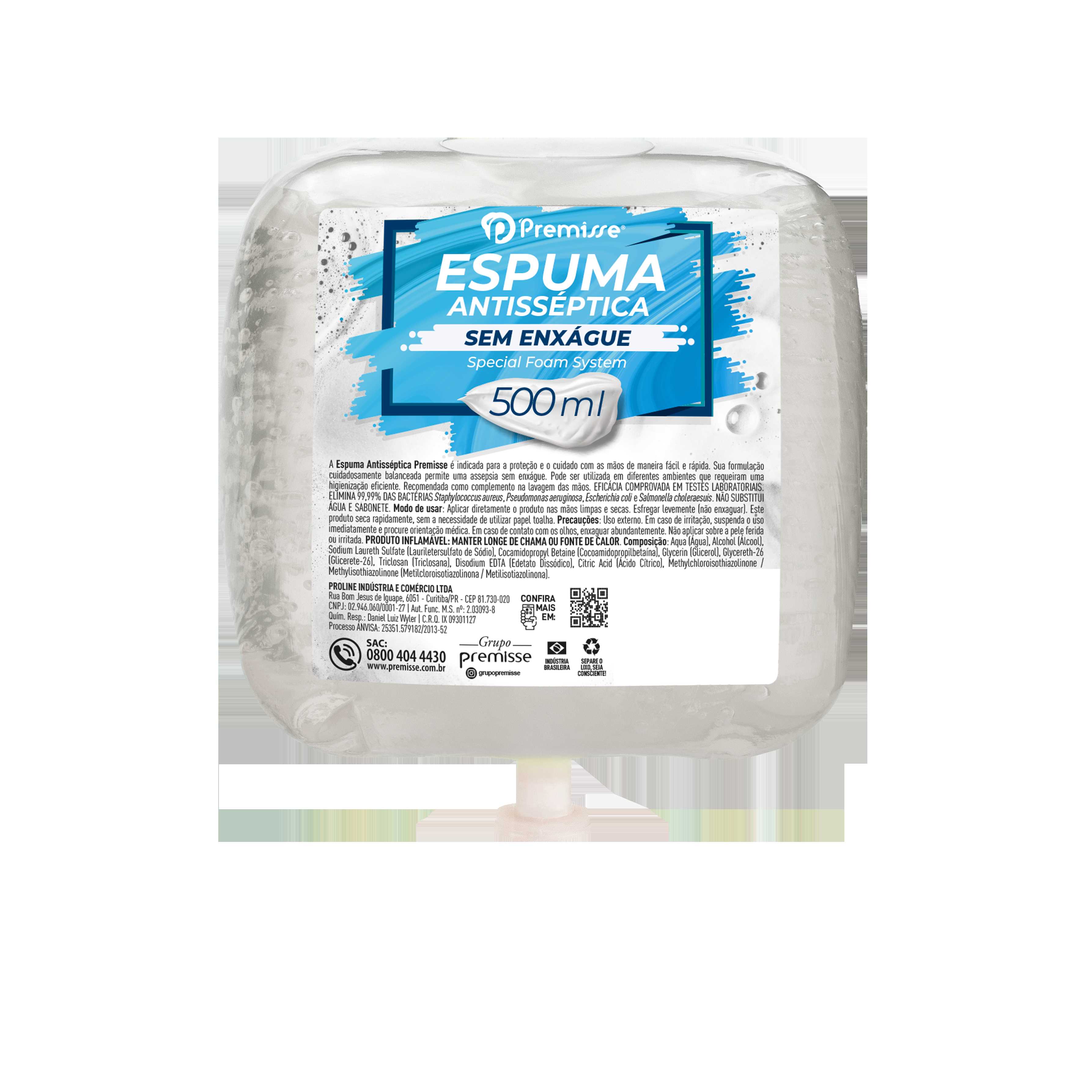 Imagem do produto Álcool Espuma Bactericida 600ml Premisse