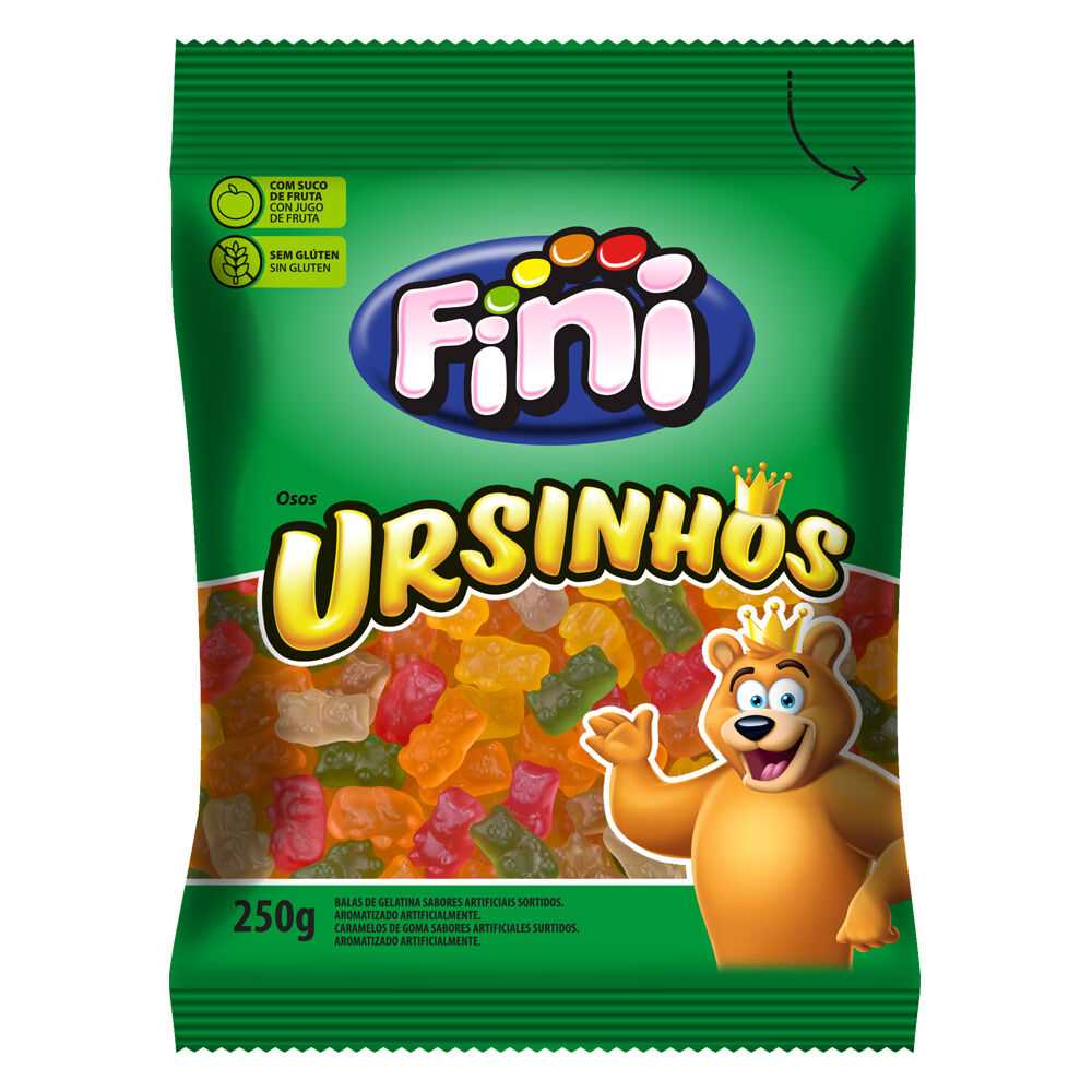 Imagem do produto Bala De Gelatina Fini 250g - Ursinhos