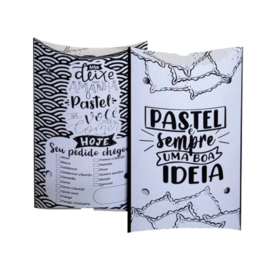 Imagem do produto Caixa P/ Pastel C/50 Salvi - Branco