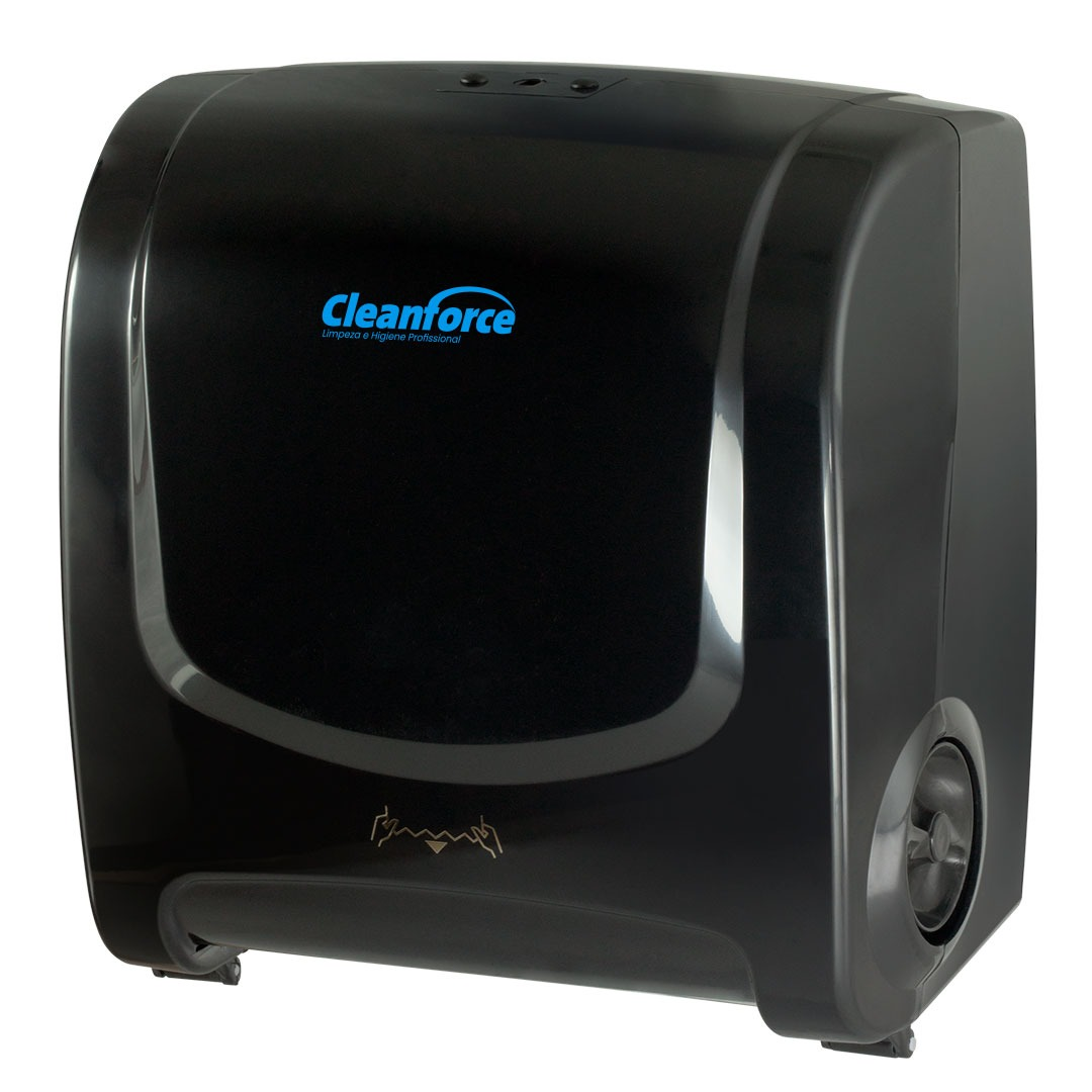 Imagem do produto Toalheiro Auto-Corte Mecânico Cleanforce - Preto