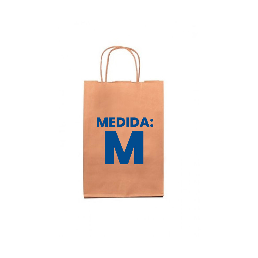 Imagem do produto Sacola Kraft Natural Com 50 Chiara - M