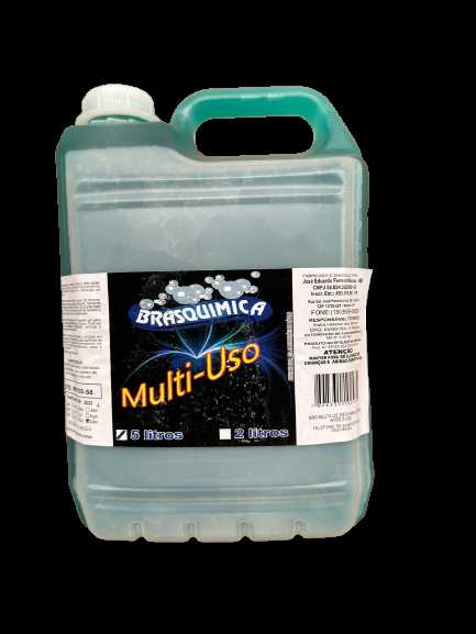 Imagem do produto Limpador Multiuso 5l Brasquimica