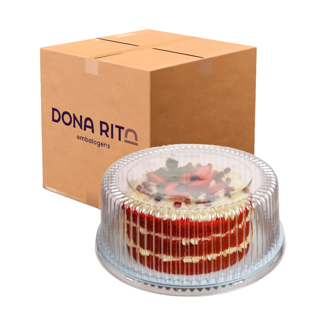 Imagem do produto D 50 Roma Dona Rita Torta Media Caixa Com 50 Unidades - Branco