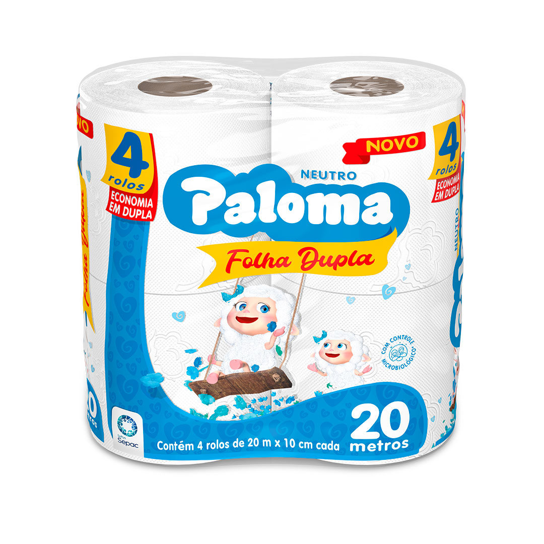 Imagem do produto Papel Hig Paloma F. Dupla 20 M 16 X4