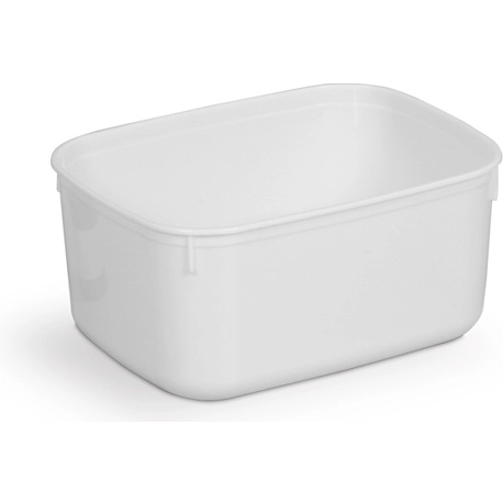 Imagem do produto Pote Retangular S/Tampa 2 lt Rioplastic Cx 160 - Branco