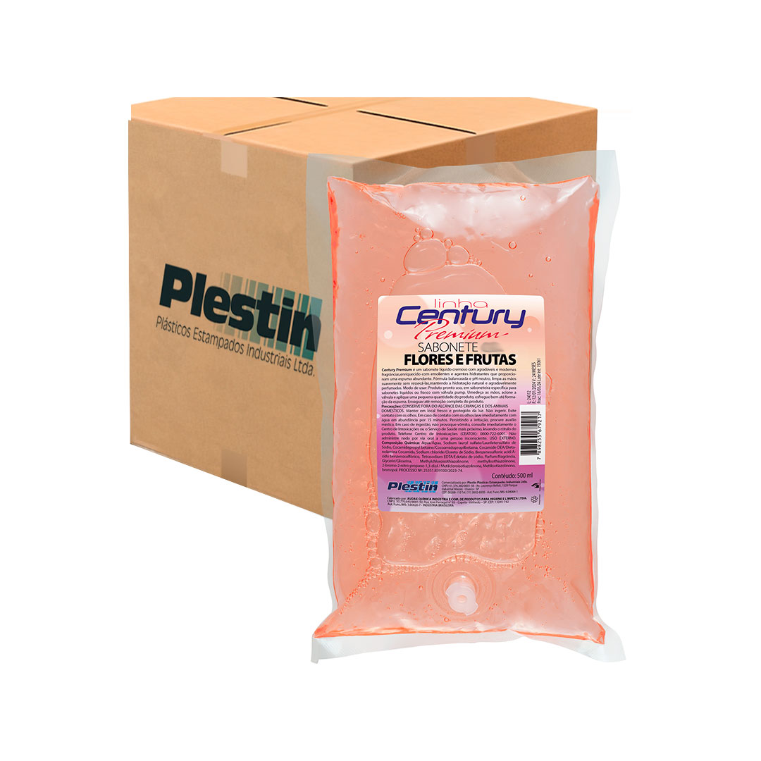 Imagem do produto Sabonete Espuma 500ml Plestin - Flores e Fruta