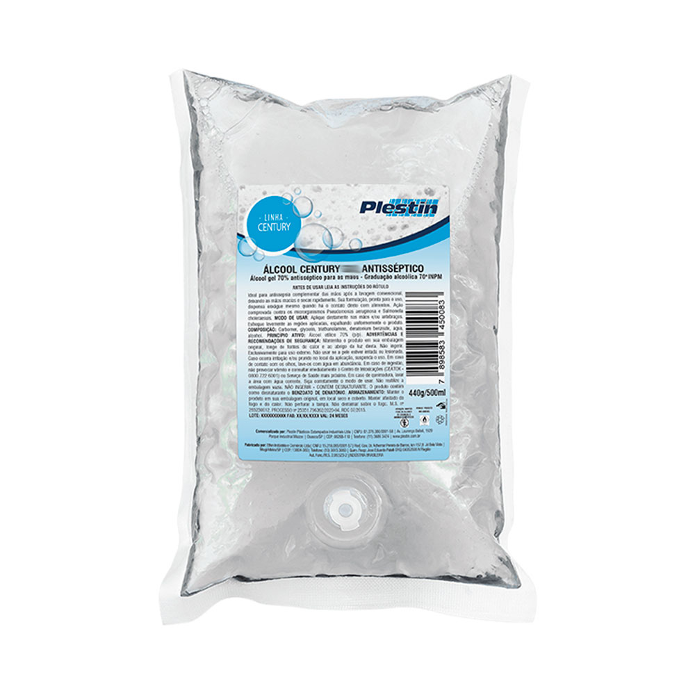 Imagem do produto Álcool Espuma Antisséptica 500ml Plestin
