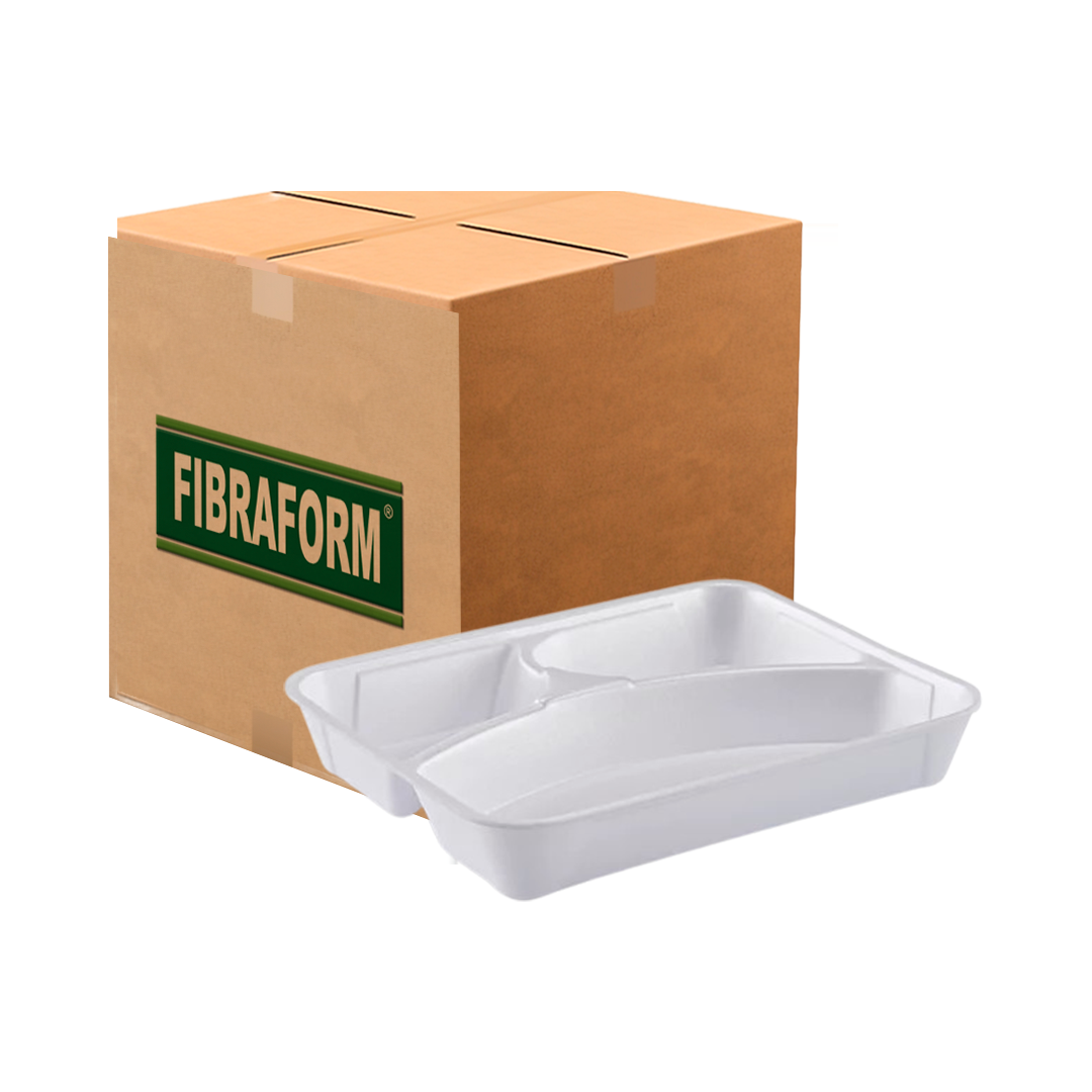 Imagem do produto Marmiteiro Hf100 3Div S/Tpa C/100 Fibraf