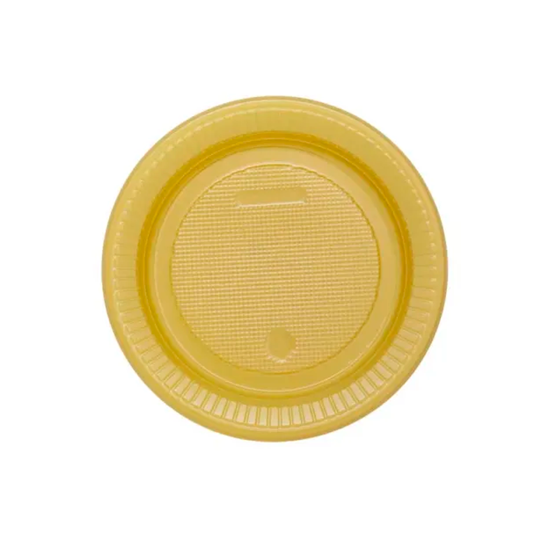 Imagem do produto Prato Plástico Pr 15 50x10 Bello Festa - Dourado