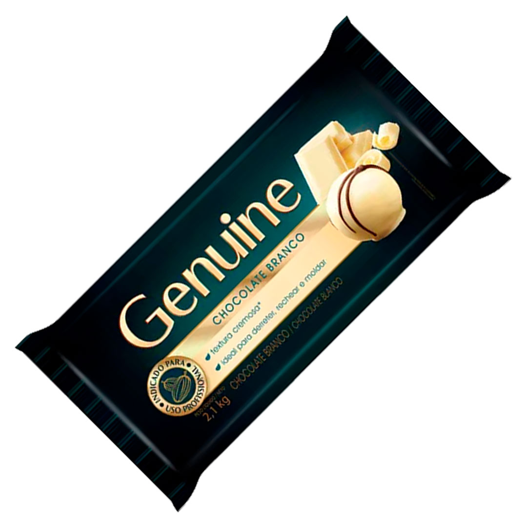 Imagem do produto Chocolate Barra Genuine 2,1Kg - Branco