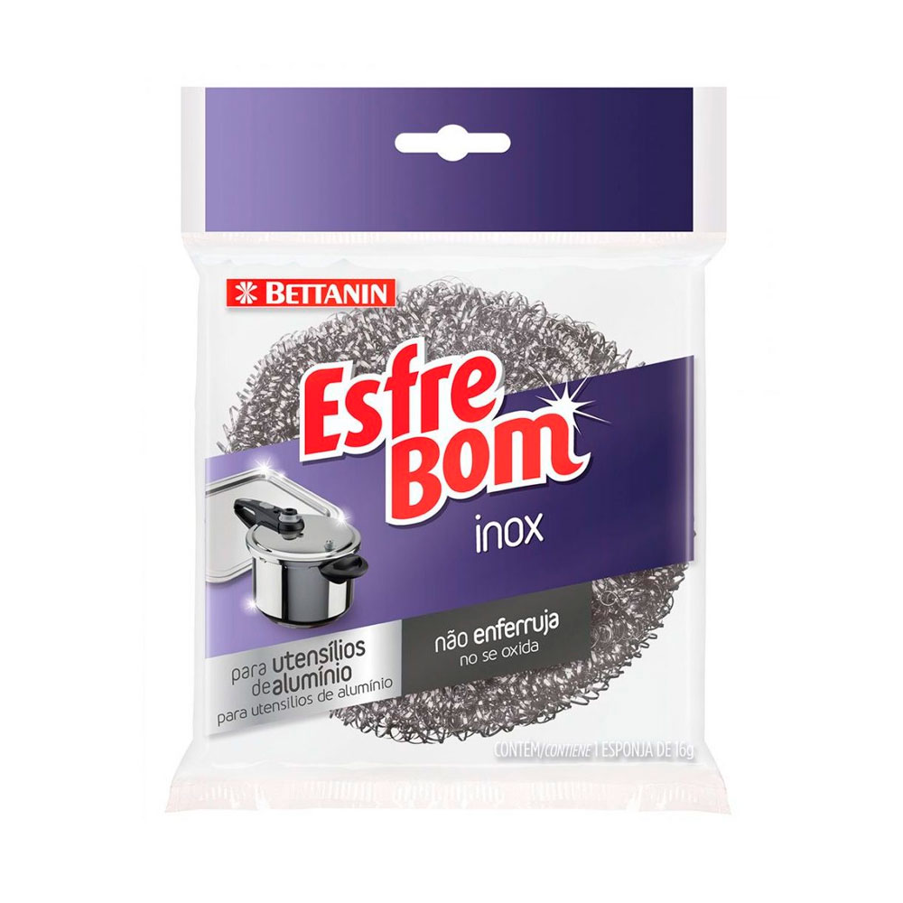 Imagem do produto Esponja Aco Inox Bettanin Superpro