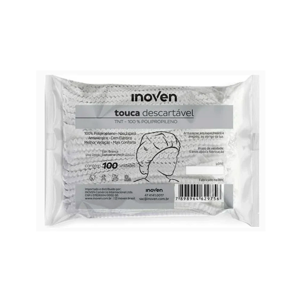 Imagem do produto Touca Tnt Inoven Descartavel C/100 Un