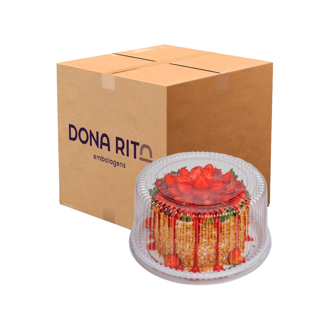 Imagem do produto D 50a Roma Dona Rita Torta Alta Caixa Com 50 Unidades - Branco