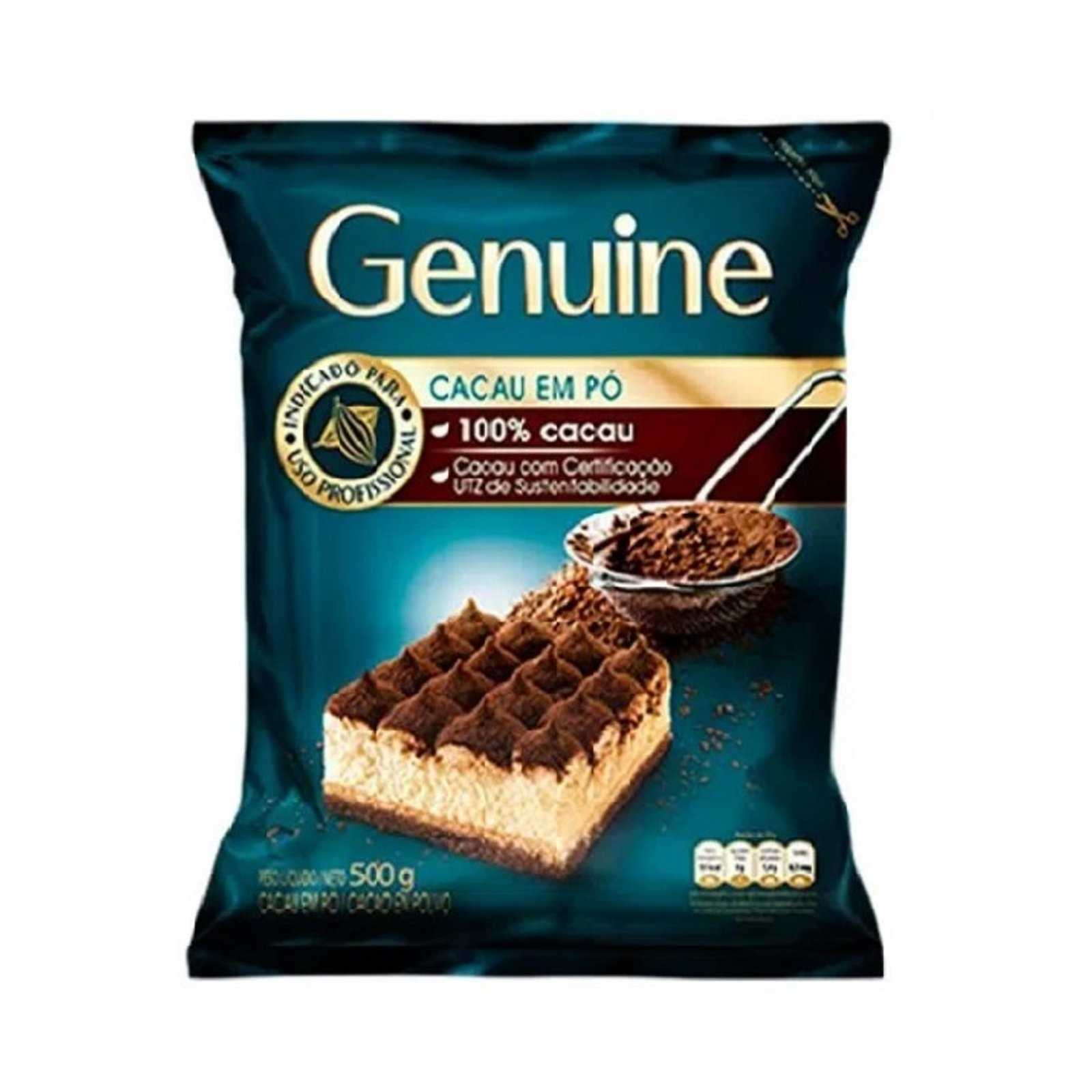 Imagem do produto Cacau Em Pó 100% Genuine 500G