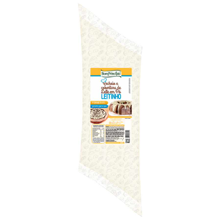 Imagem do produto Recheio E Cobertura Bom Principio 1,01Kg - Leite Em Pó