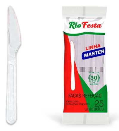 Imagem do produto Faca Master 20X25 Rio Festa - Cristal