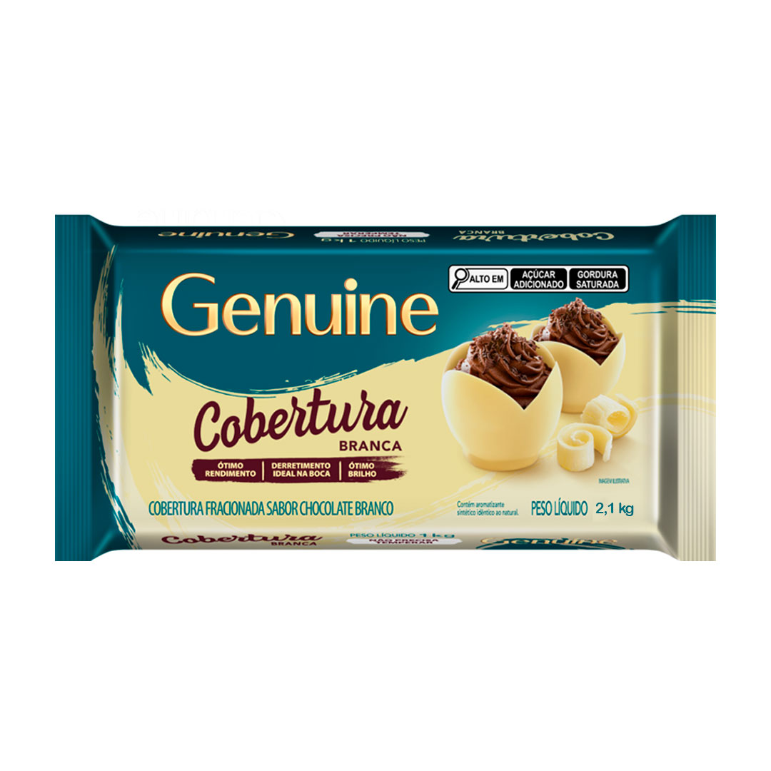 Imagem do produto Cobertura Barra Genuine 2,1Kg - Branco