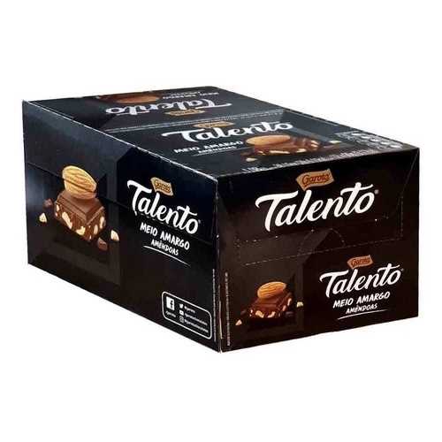 Imagem do produto Chocolate Talento 85g - Amargo Amêndoa