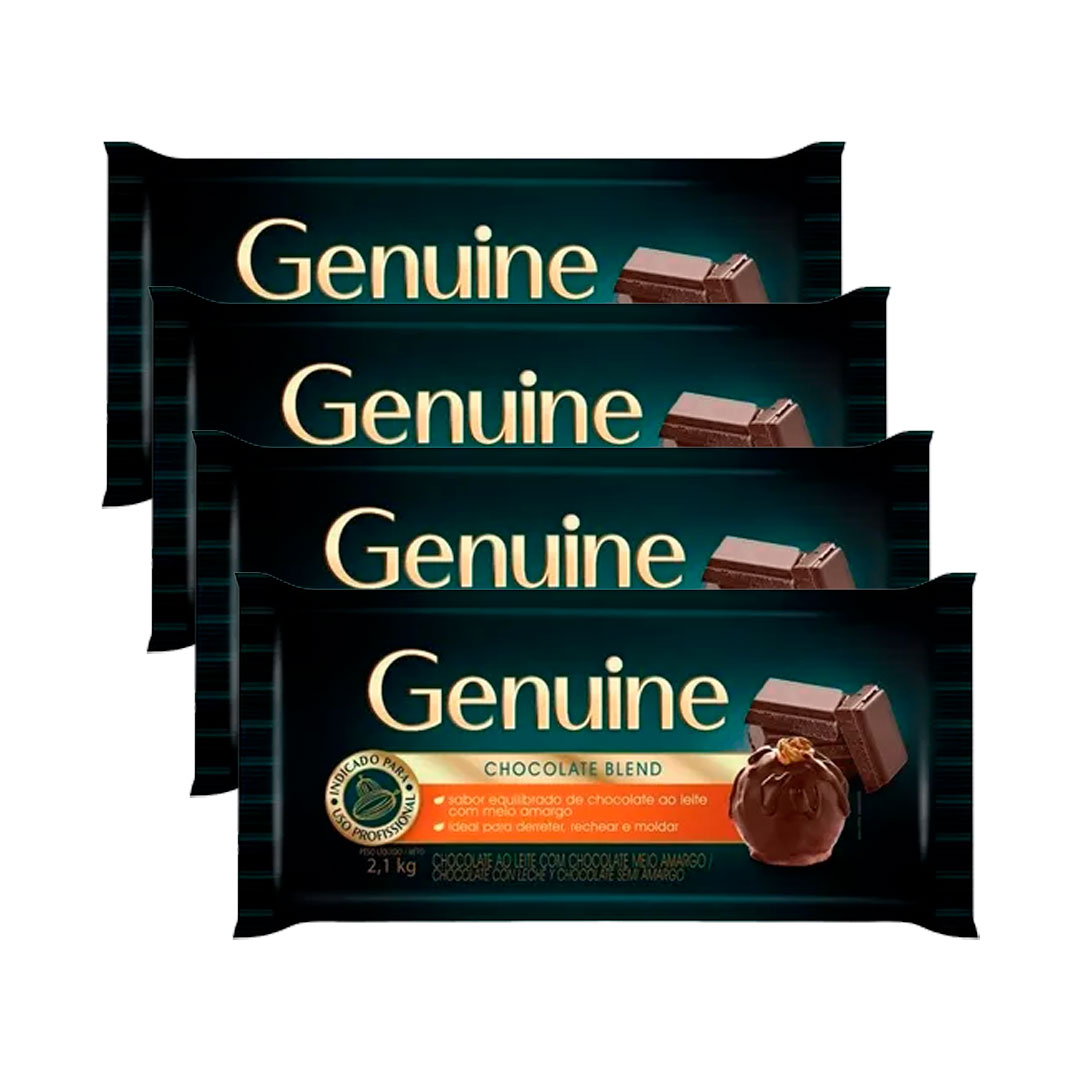 Imagem do produto Chocolate Barra Genuine 2,1Kg - Blend