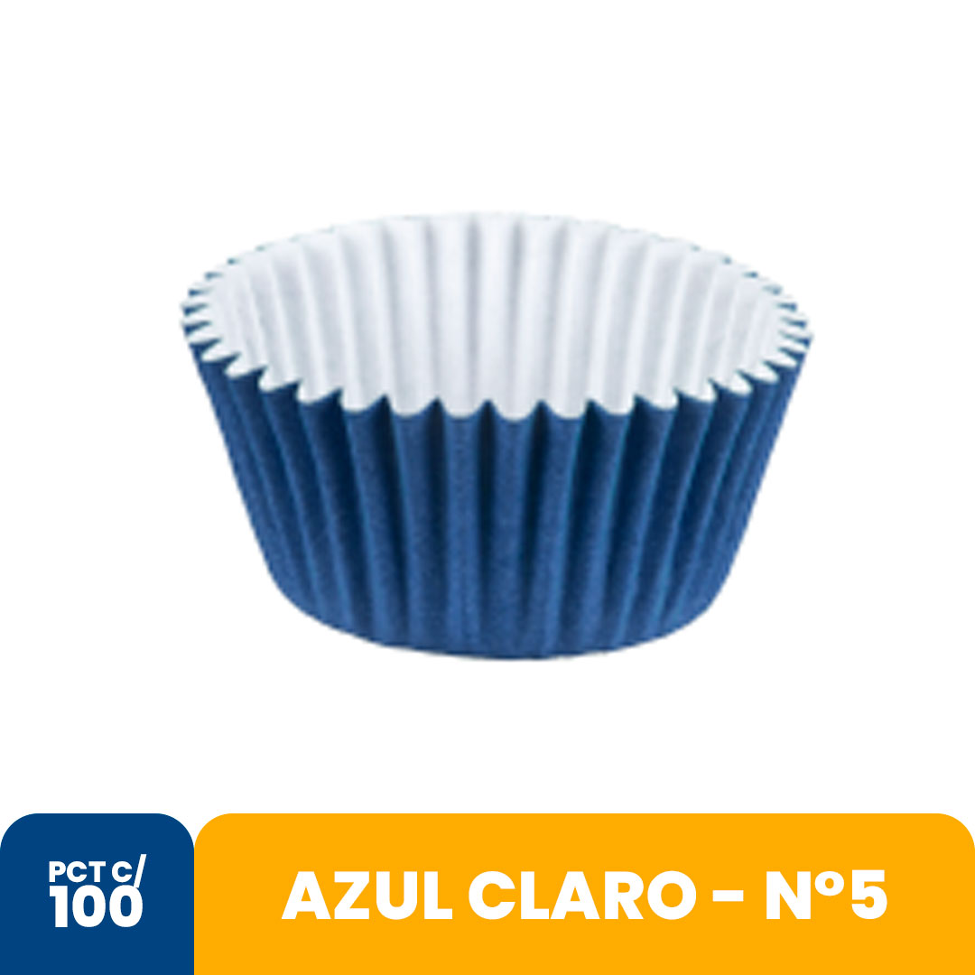 Imagem do produto Forminha Papel N5 Regina Com 100 - Azul Escuro