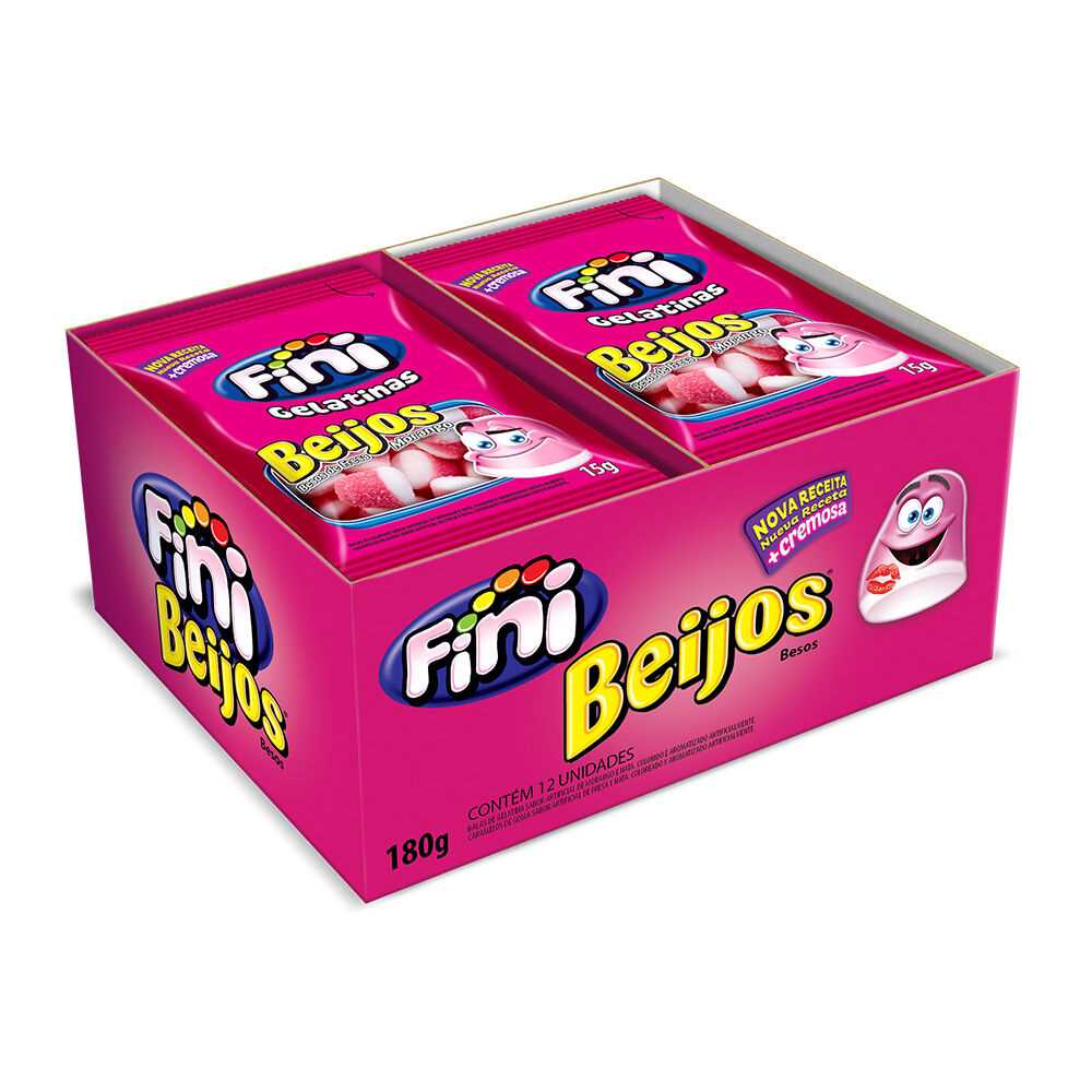 Imagem do produto Bala De Gelatina Fini 15g - Beijo