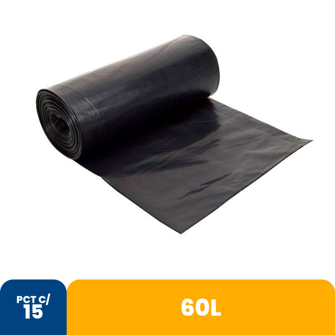 Imagem do produto Saco Lixo Rolo Reforc 60 L C/15 Forcepack
