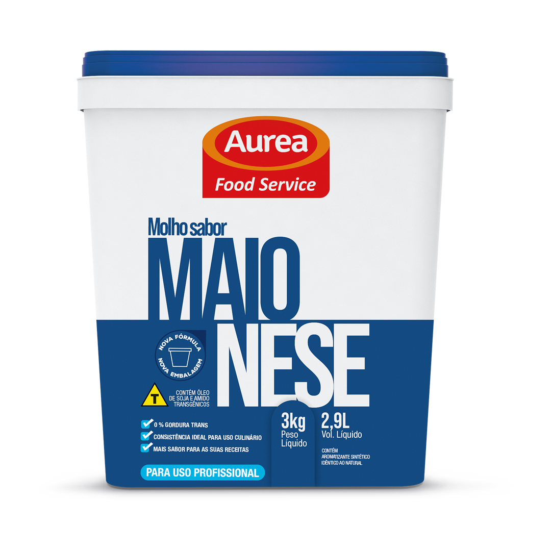 Imagem do produto Molho Sabor Maionese Aurea 3 Kg Balde