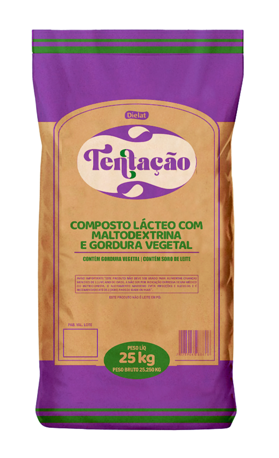 Imagem do produto Composto Lácteo Tentacao 25Kg