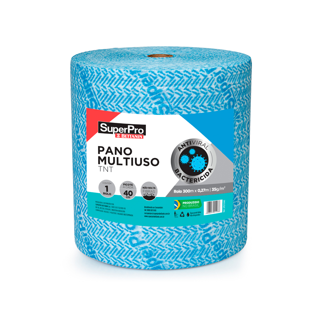 Imagem do produto Pano Multiuso 240 X20 Cm 35 G Superpro - Azul