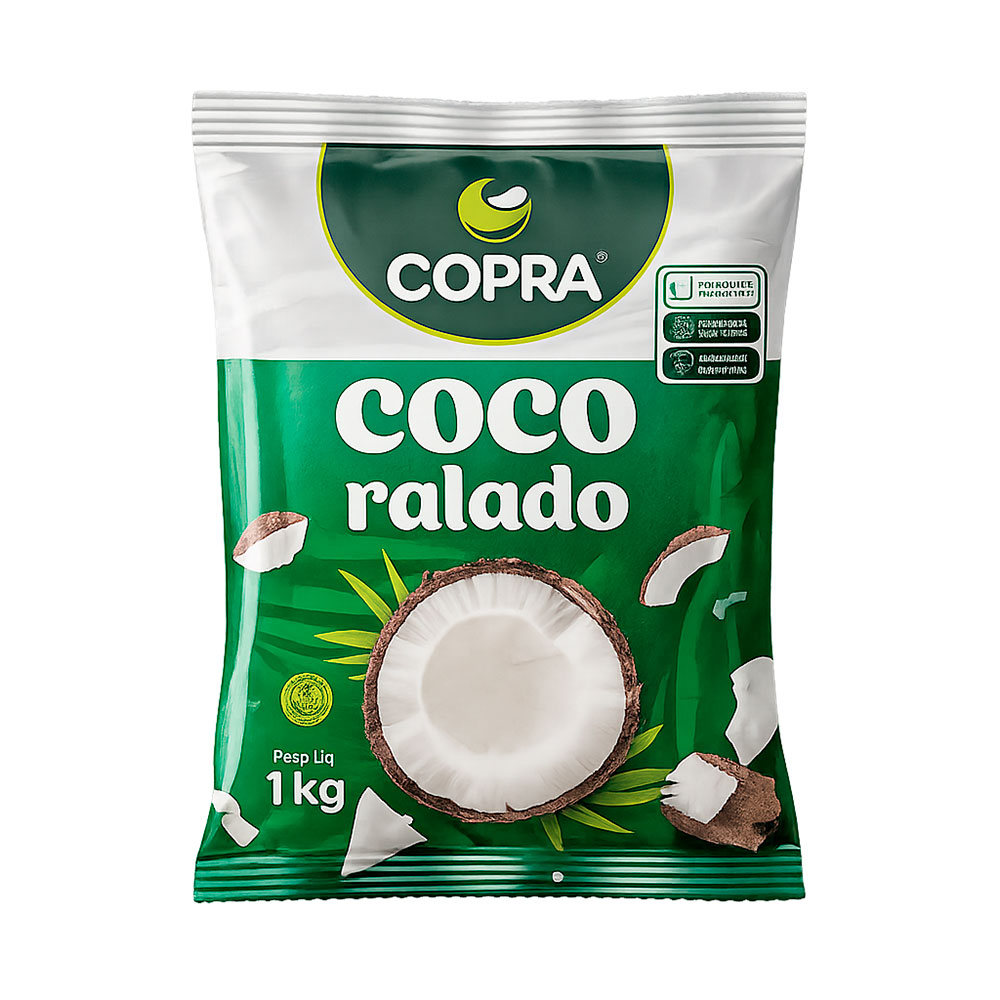 Imagem do produto Coco Ralado Copra Fino Umido/adocado 1kg