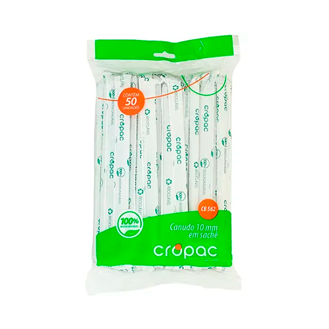 Imagem do produto Canudo Bio Cb-562 Sachê 200X10mm 15X50Un