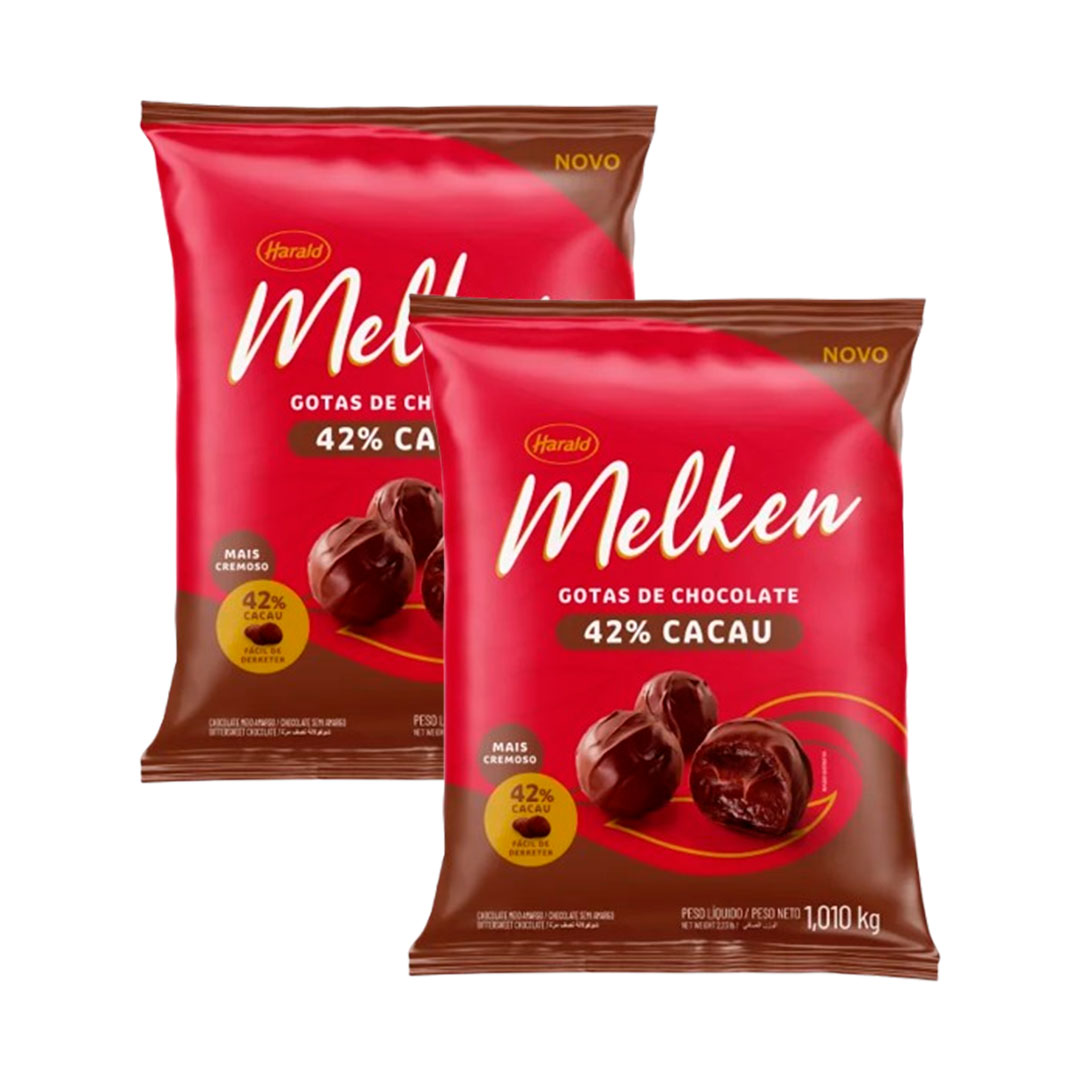 Imagem do produto Chocolate Gotas Melken 42% 1,01Kg