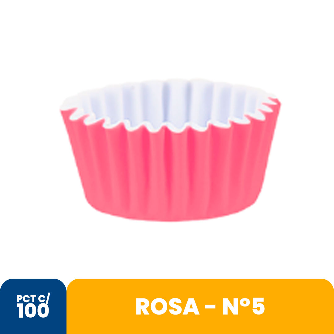 Imagem do produto Forminha Papel N5 Regina Com 100 - Rosa