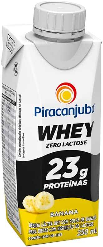 Imagem do produto Bebida Whey S/lactose Piracanjuba 250ml - Banana