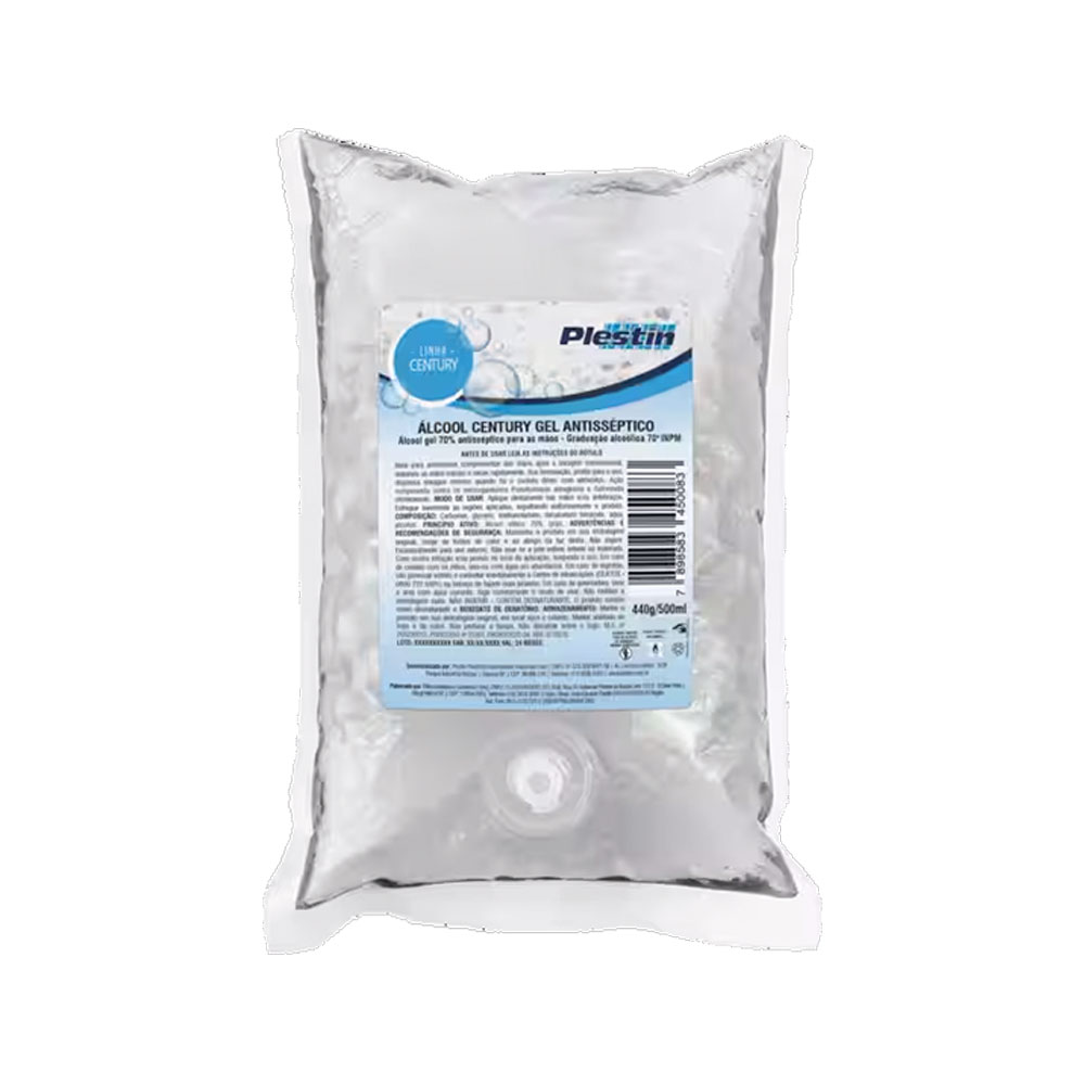 Imagem do produto Alcool Gel 500 Ml Plestin