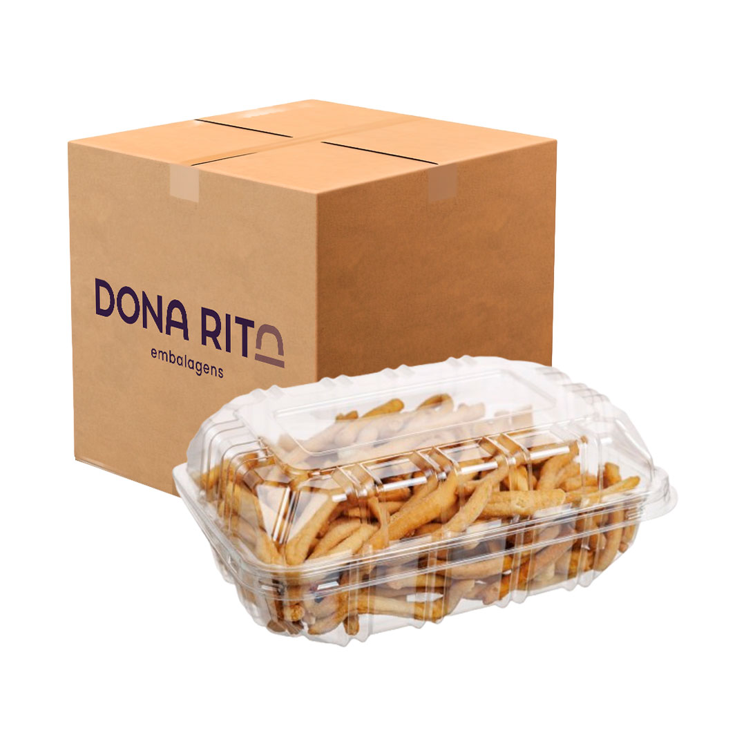 Imagem do produto Da 17 Dona Rita Pote Retangular Caixa Com 100 Unidades