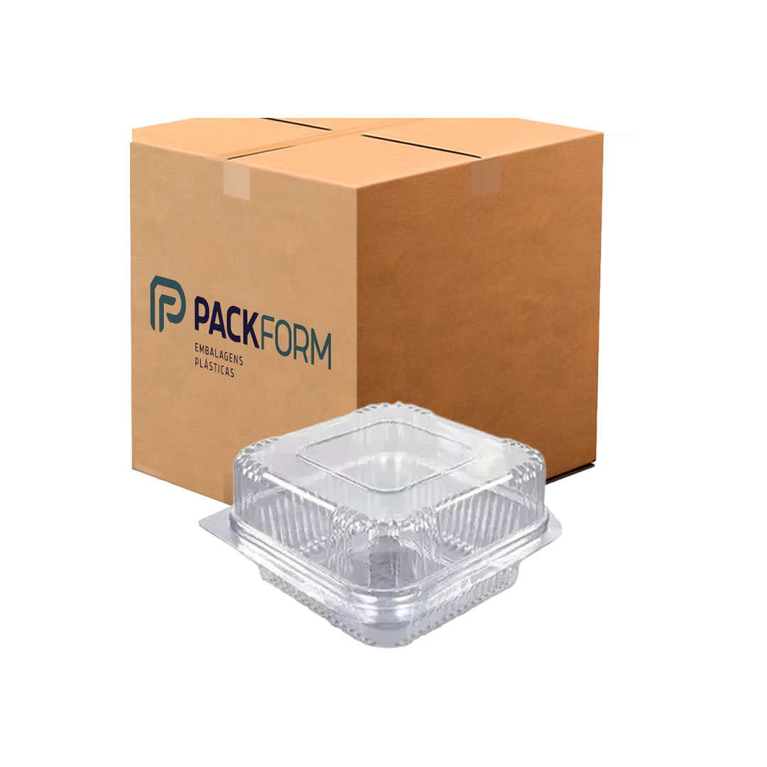 Imagem do produto Embalagem Pf-641 Packform Doce Quadrado Cx 300 Un