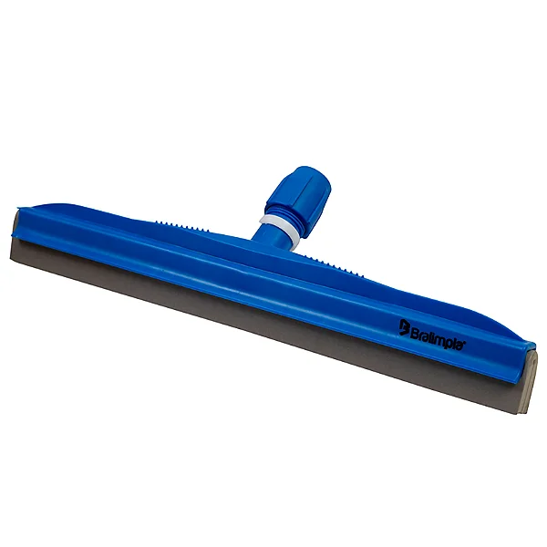 Imagem do produto Rodo Plástico 55cm Borracha Dupla Bralimpia - Azul