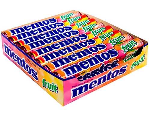 Imagem do produto Bala Drops Mentos 375g - Frutas